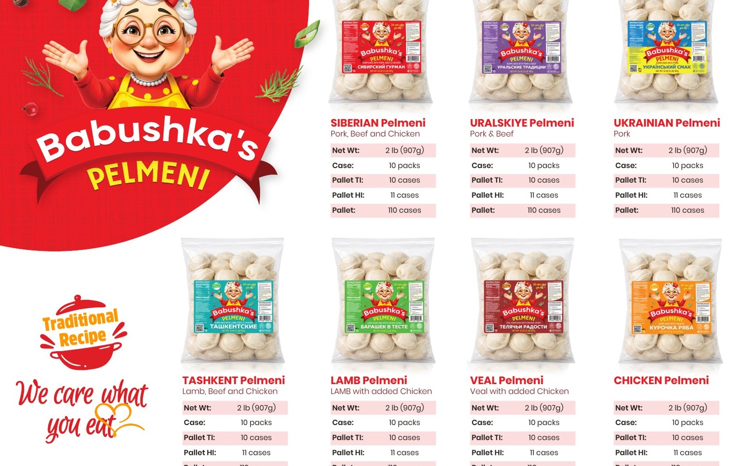 Babushka's packaging