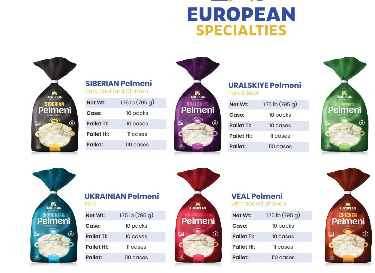 European Specialties packaging