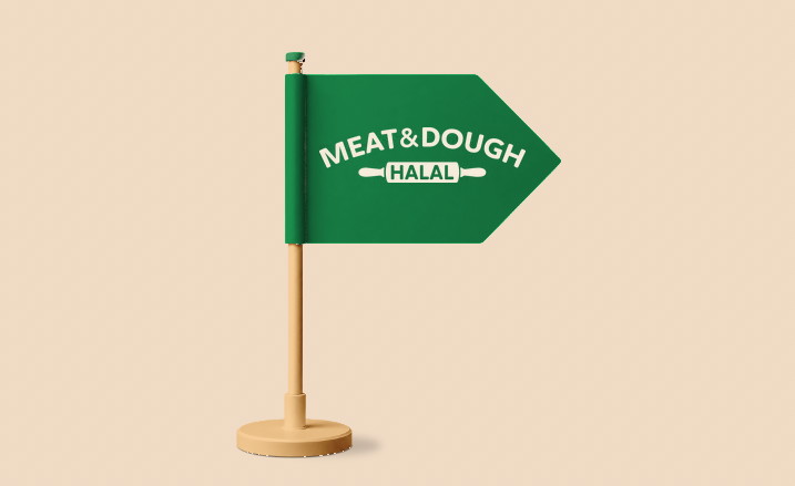 Meat & Dough Halal partner flag