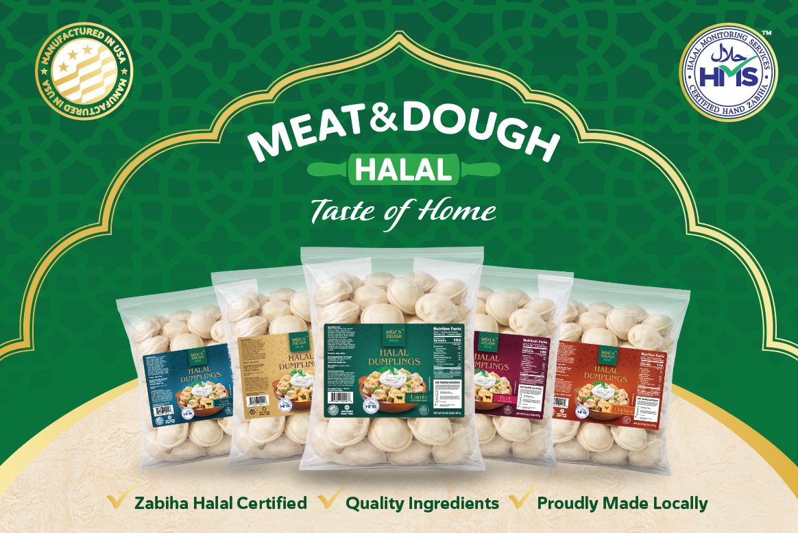 MnD Halal retail dumpling packs